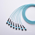 MPO/Female to FC duplex 12 Fibers OM3 Multimode Fiber Optic Fanout Cable